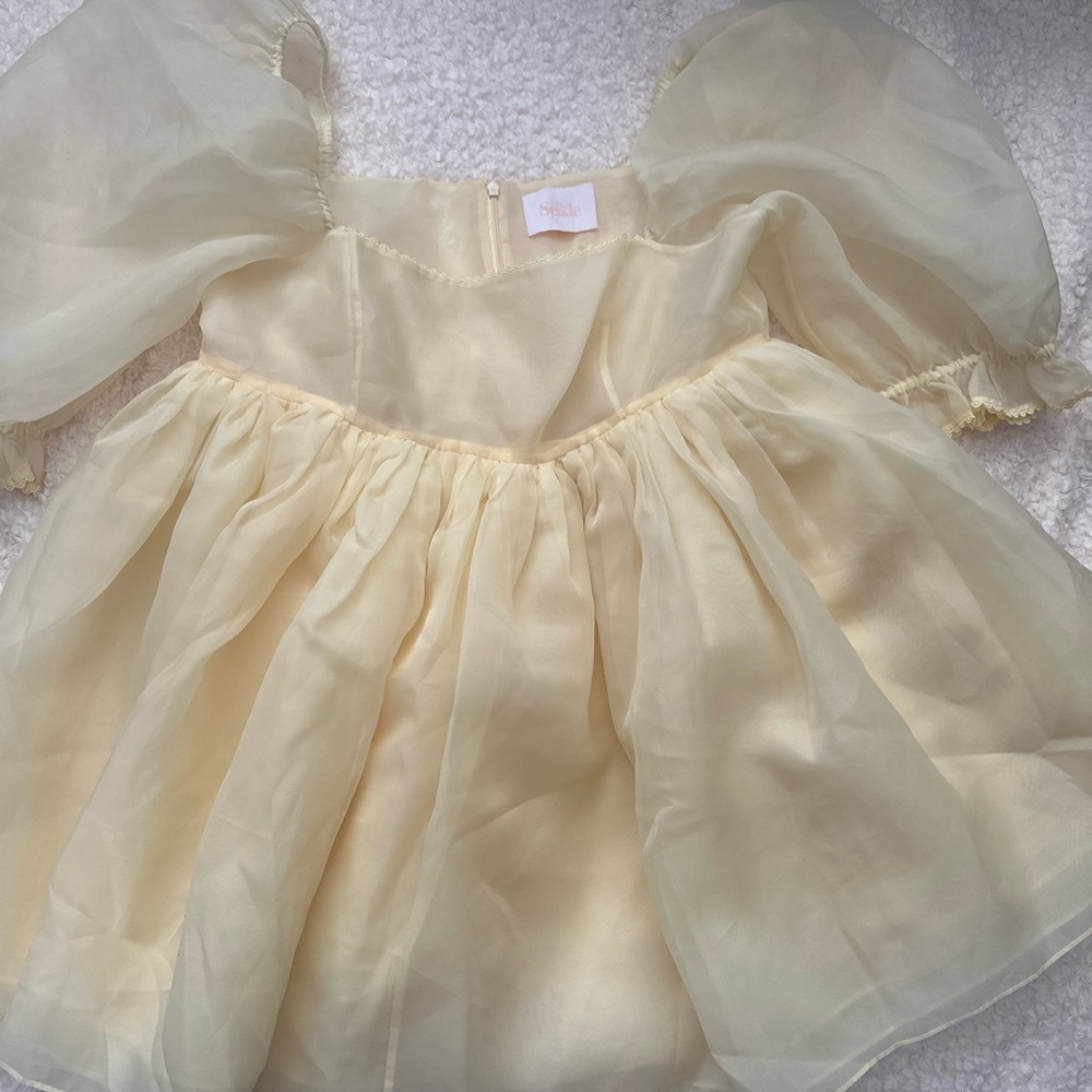 Selkie Cream Mini Dress